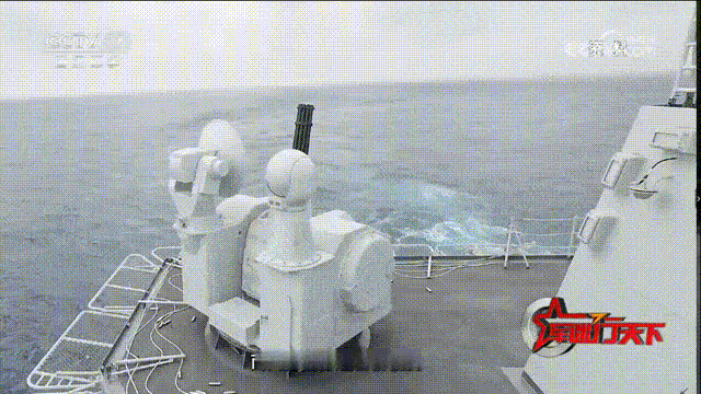 1130近防炮最大仰角射击