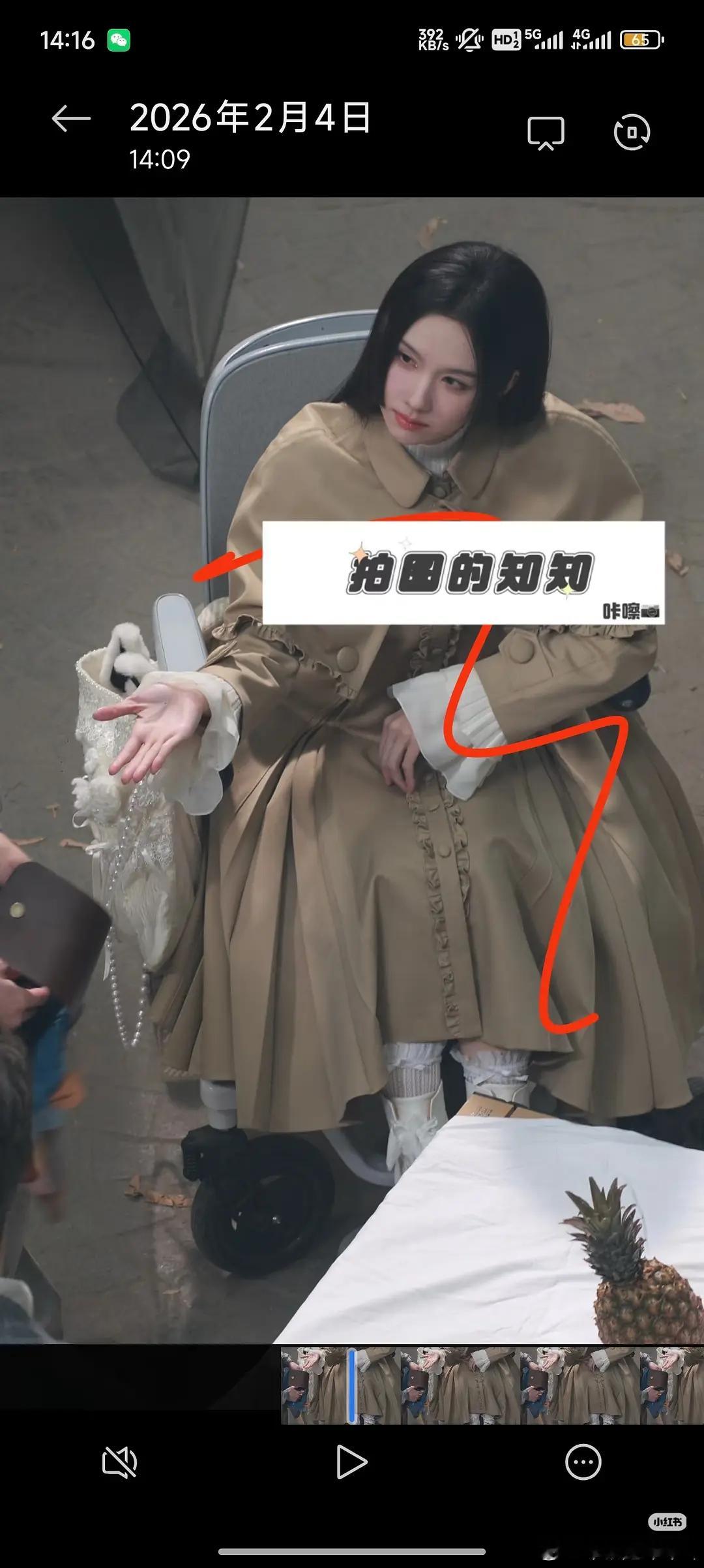 陈都灵白幼薇代拍生图