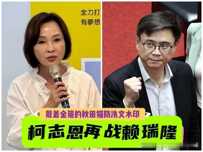 绿营喊“投柯志恩就是投翁晓玲”，柯志恩精彩回呛：“投赖瑞隆就是投新潮流”国民