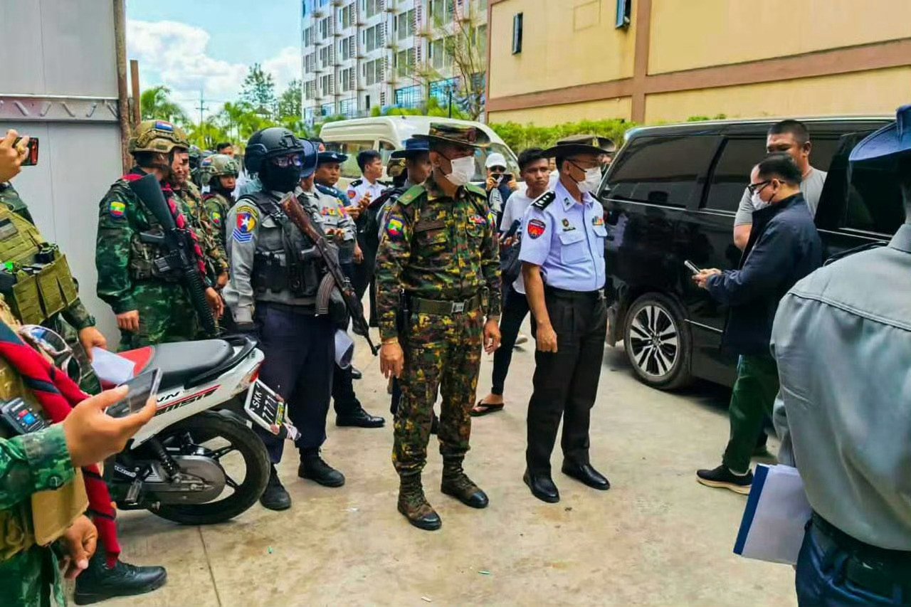 中国公安部长助理刘忠义赴KK电诈园，现场视察打击电诈成果。刘忠义此次缅国之行，是