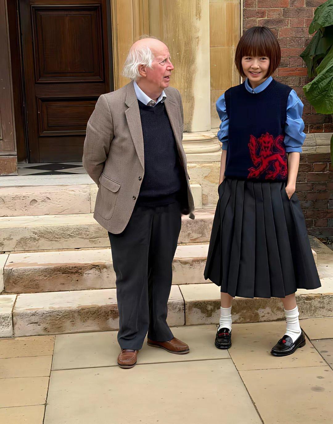 鲁豫现身英国剑桥56岁仍有少女感穿搭也非常好看！​​​