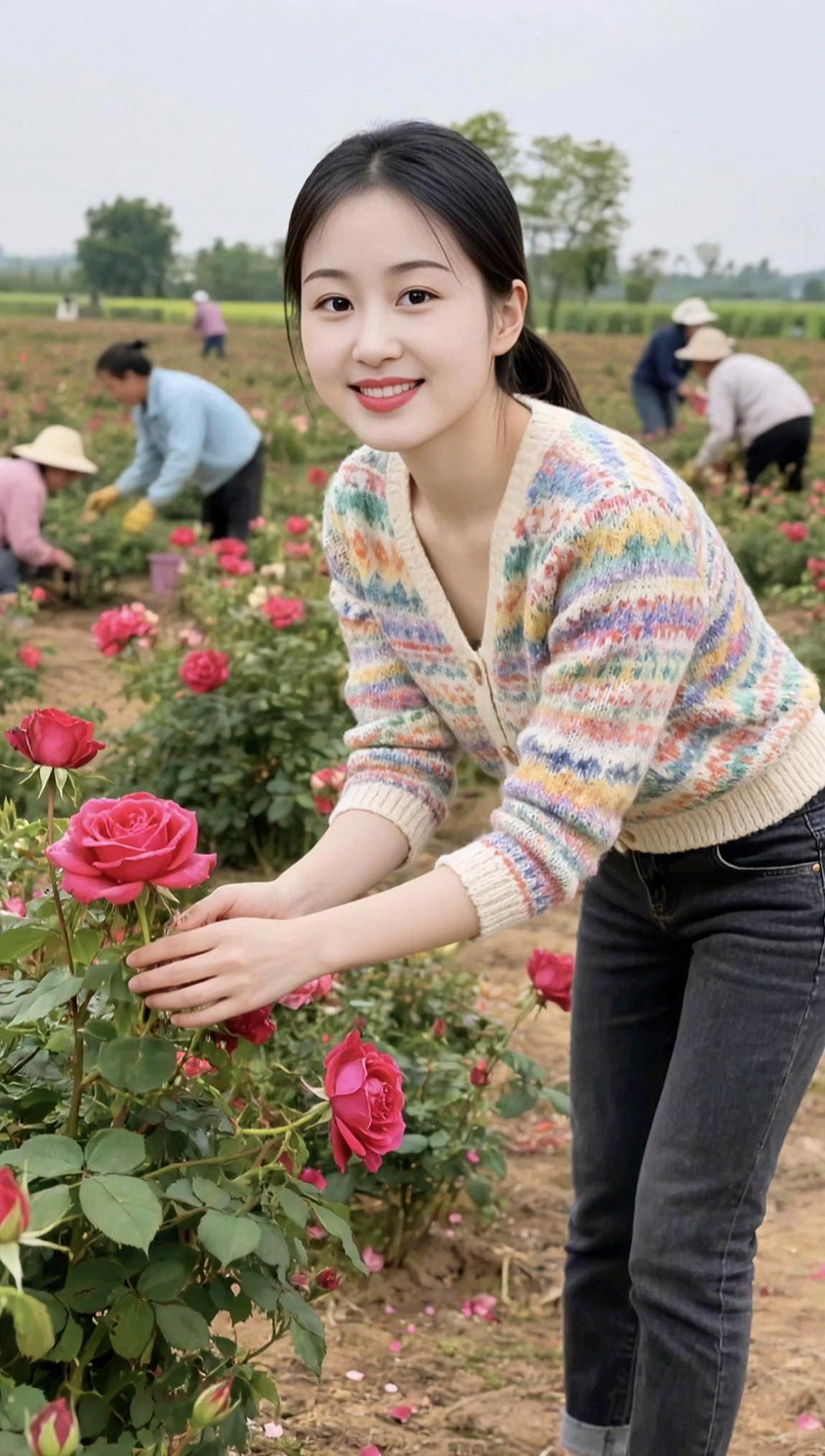 田园生活照颜值在线甜妹风田园生活乐趣多农村生活