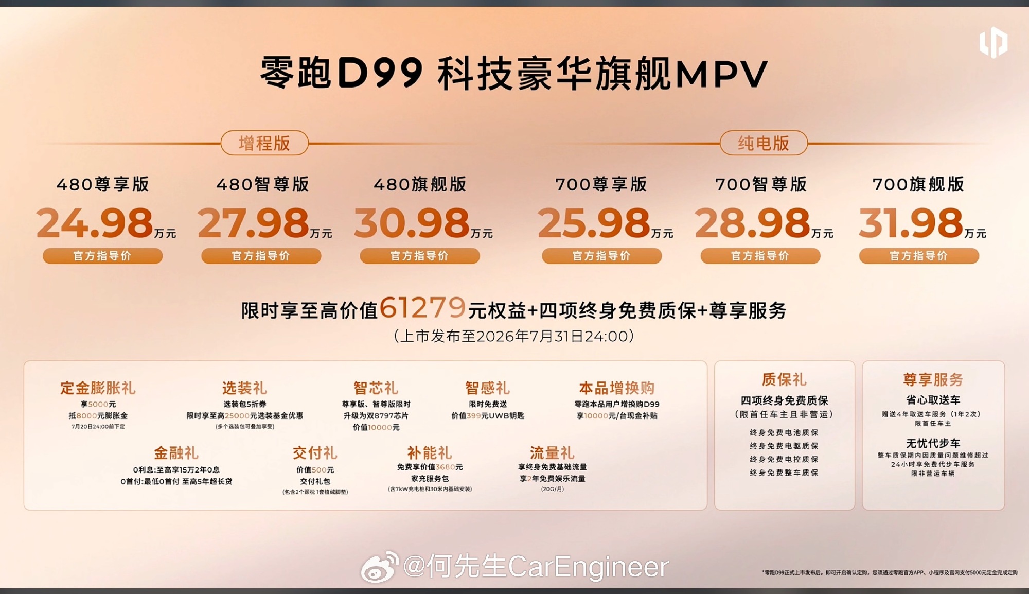 -30万级MPV市场从来不缺"堆料"选手，但是零跑D99仍有他的独特之...
