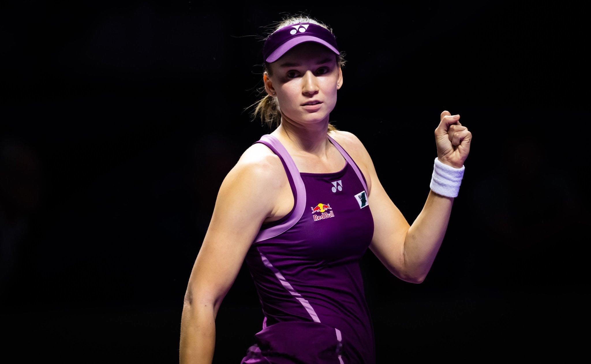 利雅得wta年终总决赛莱巴金娜🇰🇿以6-4/6-4击败亚历山德罗娃🇷🇺