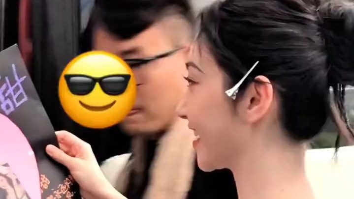 景甜下垂严重？她却毫不在意！