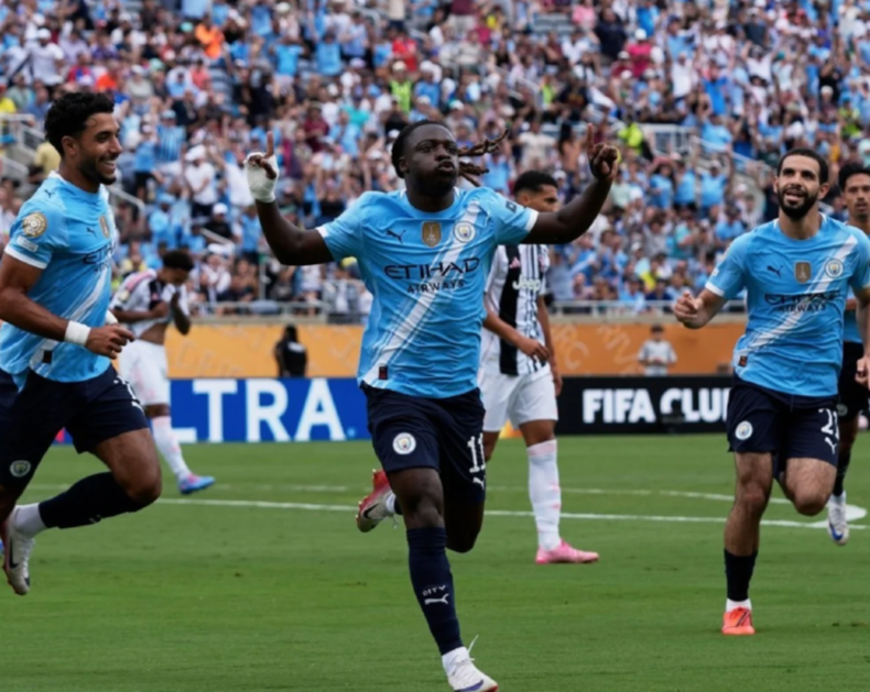 曼城5-2尤文小组第1出线！国际足联世界俱乐部杯小组赛第3轮，尤文图斯对阵曼