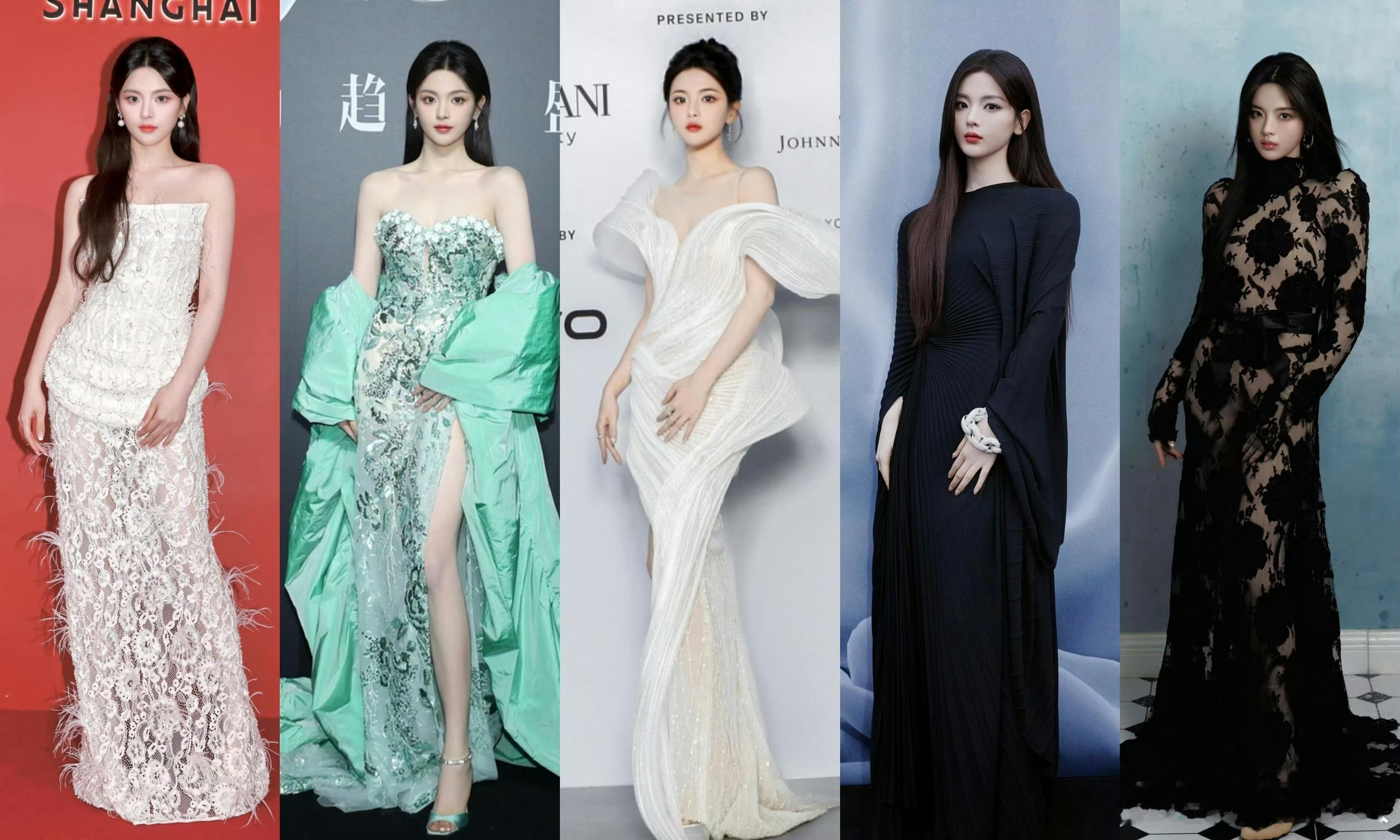 杨超越杨超越怼脸面部平整度越姐太强大了，颜值、身材比例、身高等毫无短板