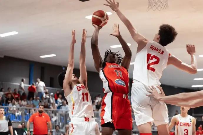 U19男篮世界杯中国国青首战加拿大，实力明显不如对手，对方有14个NCAA球员，