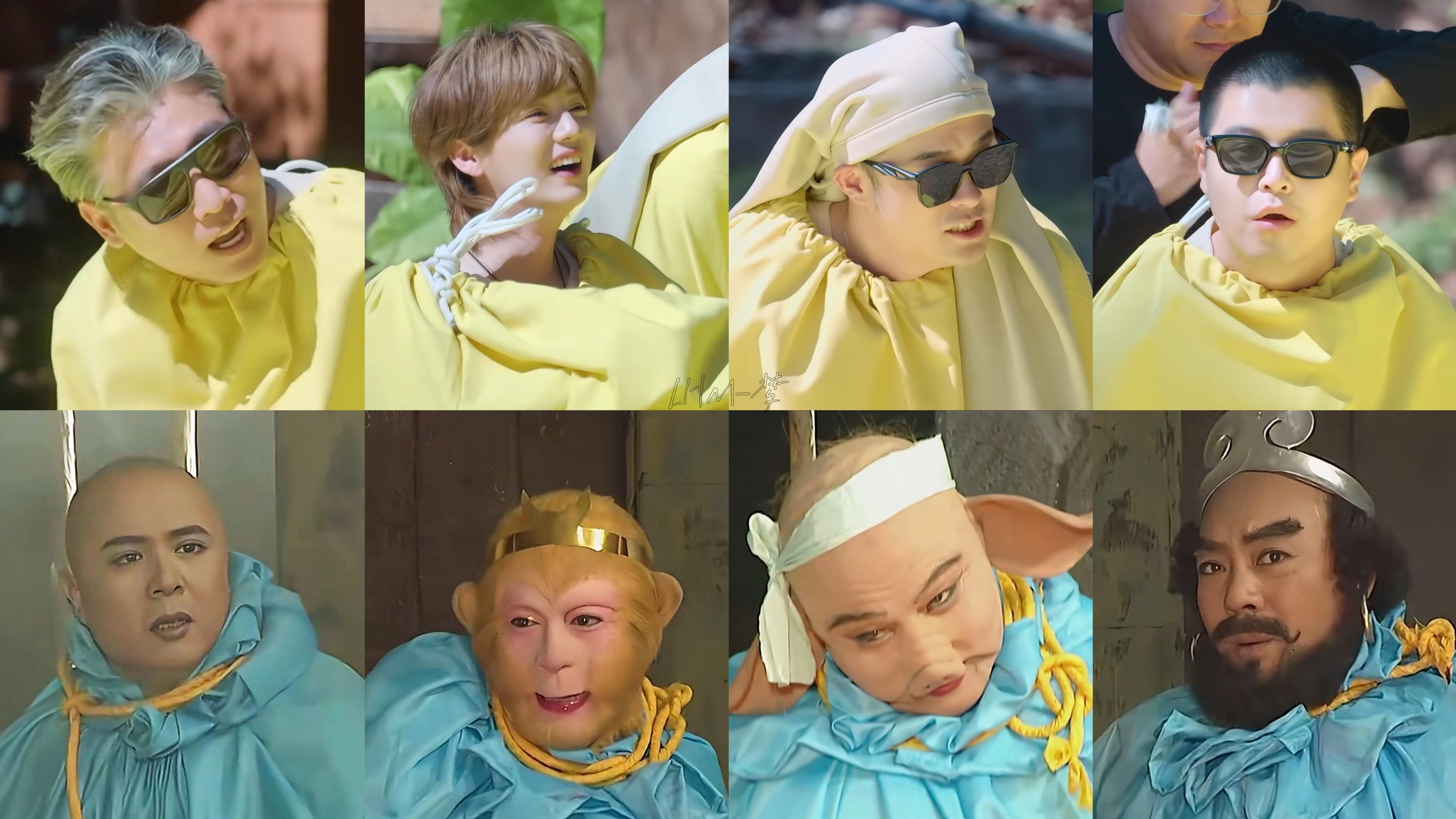 对上了都对上了哈哈哈连表情都对上了哈哈哈哈哈