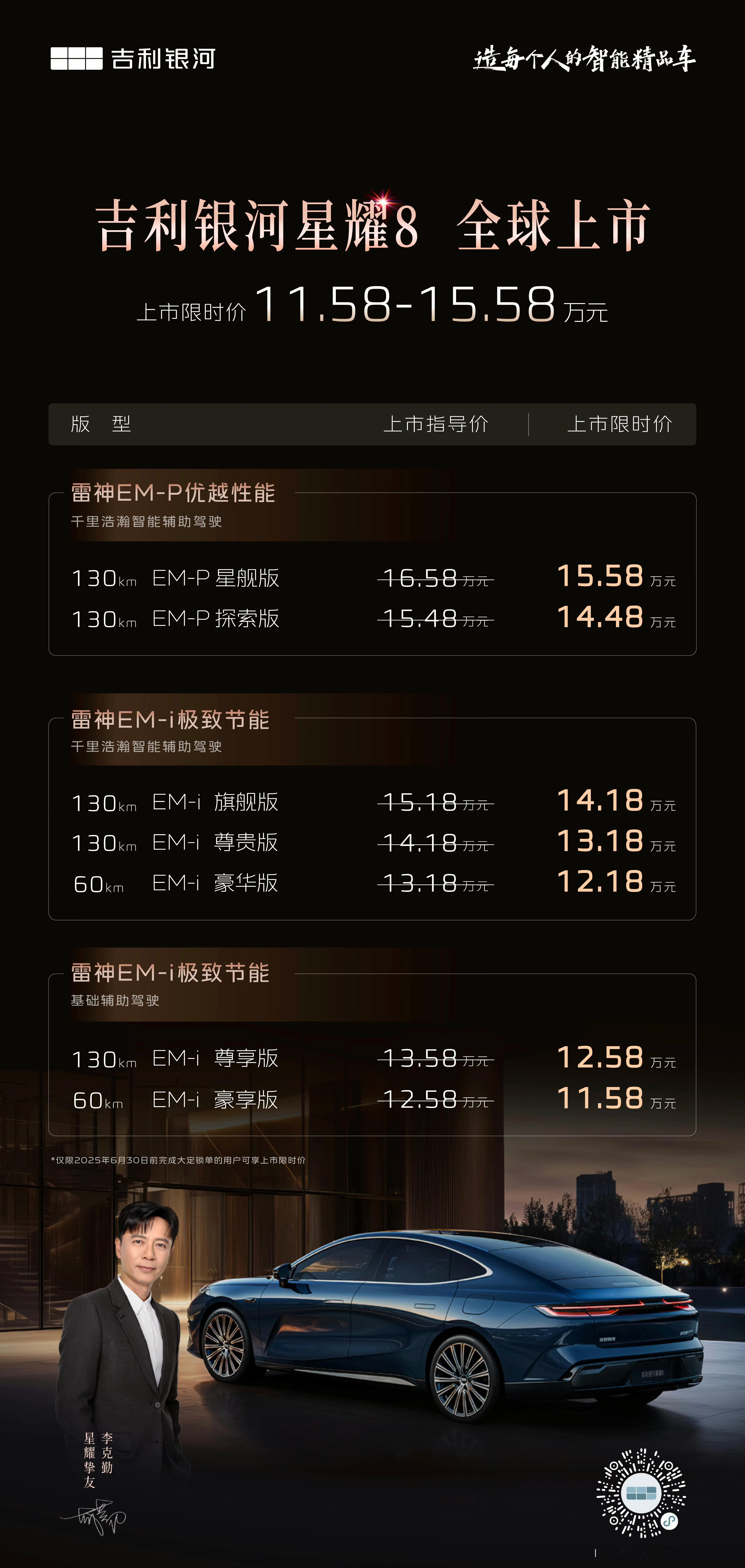 昨天吉利星耀8上市，起售价只要11.58万！中低配1.5L发动机