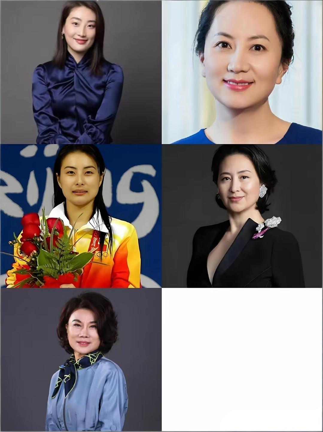 面相真是一门玄学，我朋友学心理学的，给她看了这5位的照片，她看完就说：她们都有