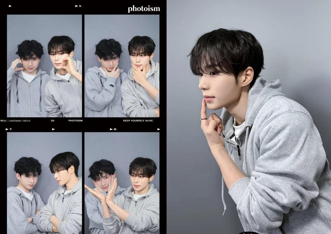 穿卫衣来见JUNSEO🥹太貌美了这套造型，下次还来@photoism摄影主义