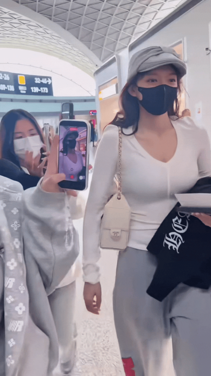 程潇的身材真的很完美，身材好怎么穿都好看！