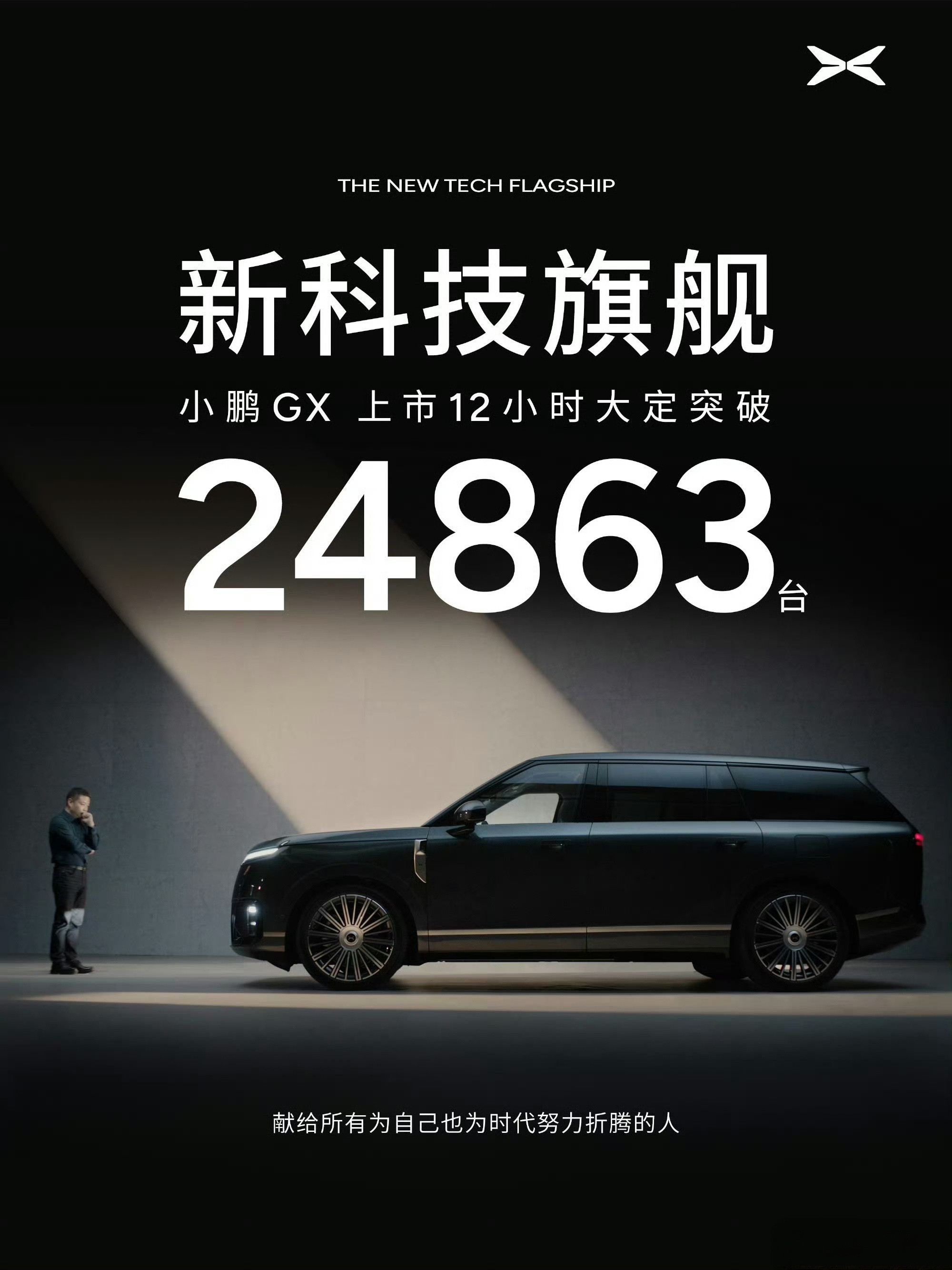 小鹏GX价格炸裂12小时大定近2.5万！小鹏又又爆了！