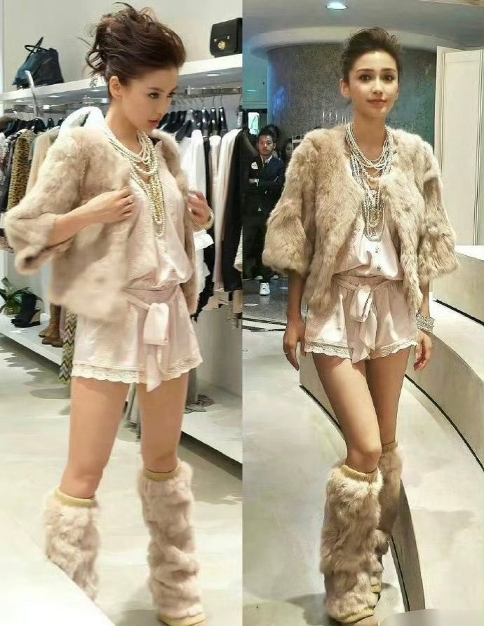 原来很久以前就流行腿套了…果然时尚是一种轮回