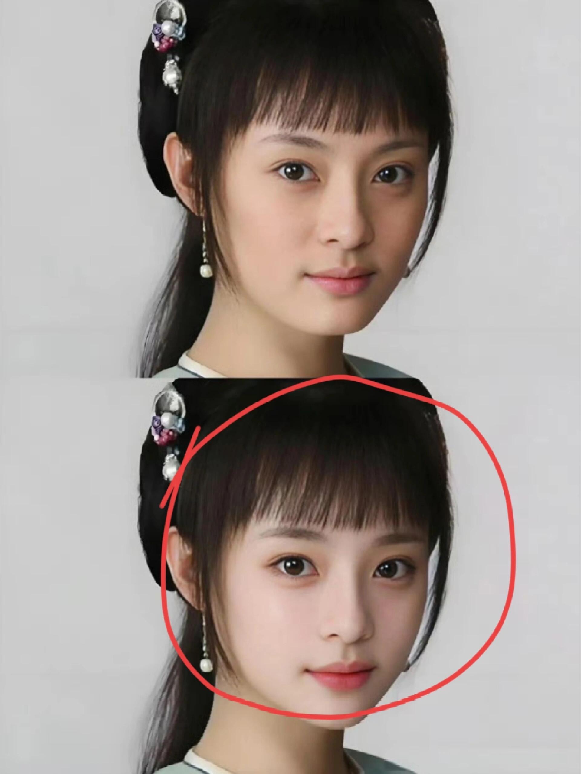 甄嬛传放到现在应该是这样拍的吧，大眼磨皮都安排上了​​​