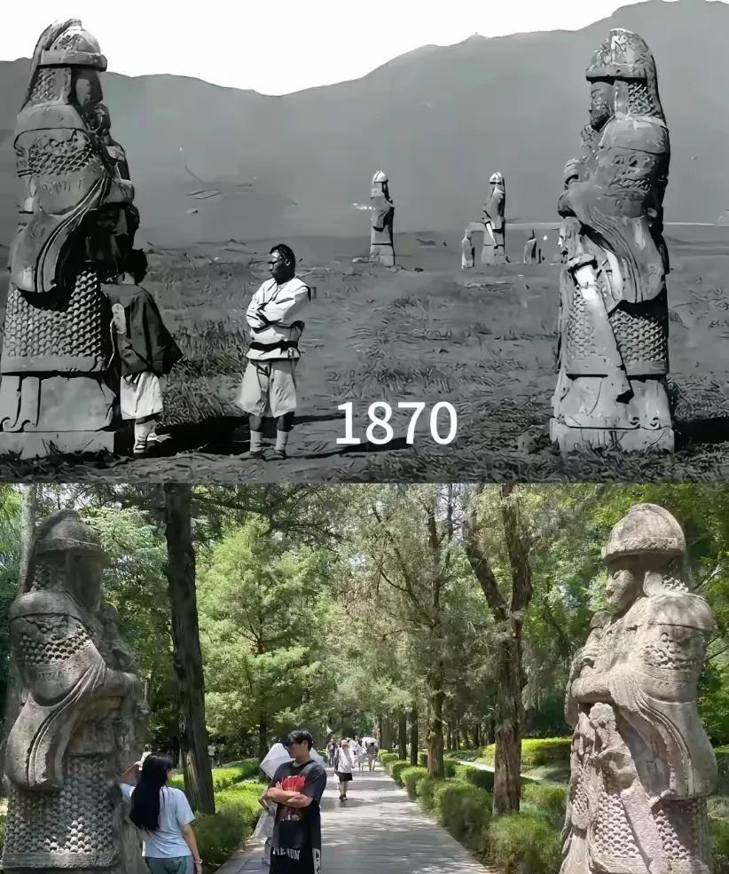 曾经只是一片荒山，如今成了公园，几百年，沧海桑田，物是人非。