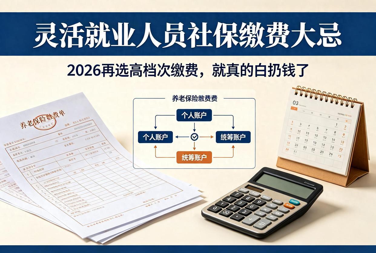 60％养老金＋400元居民医保：灵活就业人员务必守住这个生存底线不少