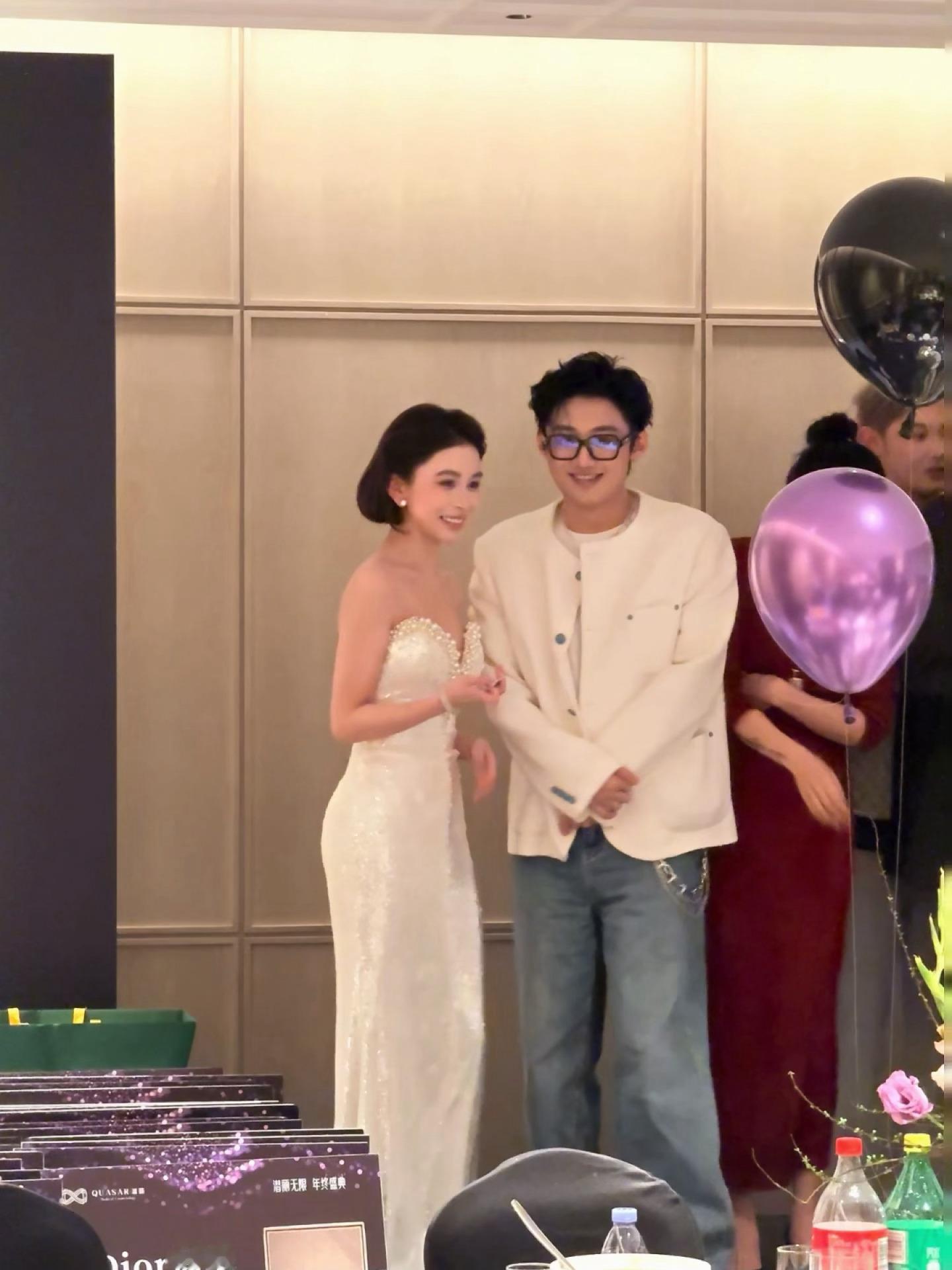 年会🍷（九儿真的越来越帅啦！不愧是我们潜丽哈哈～）年会医美不知九儿