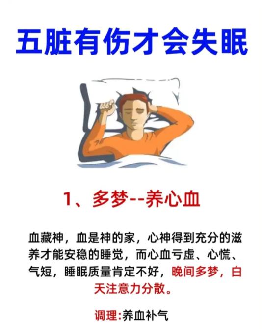 失眠不是小事，可能是五脏在“喊救命”