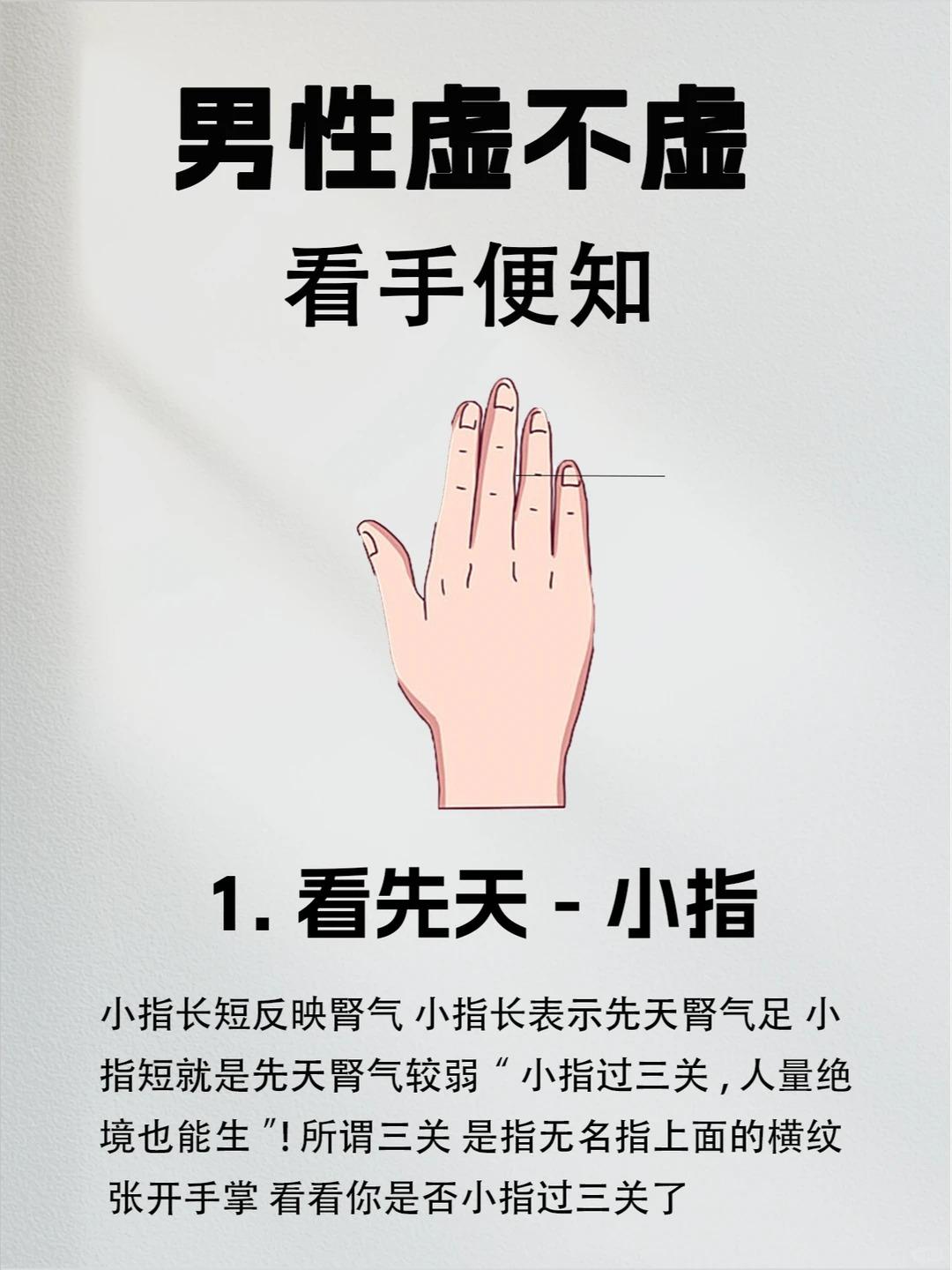 从手看健康：男性是否亏虚，一测便知