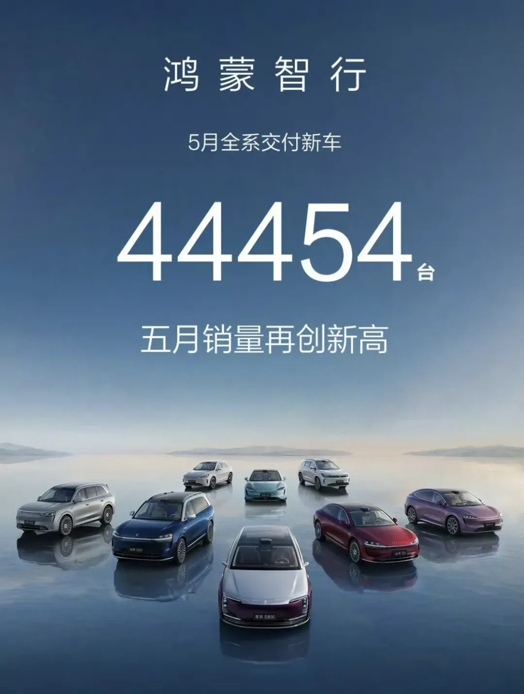 鸿蒙智行、深蓝、一汽、小米、比亚迪、蔚来5月战绩来了​​​