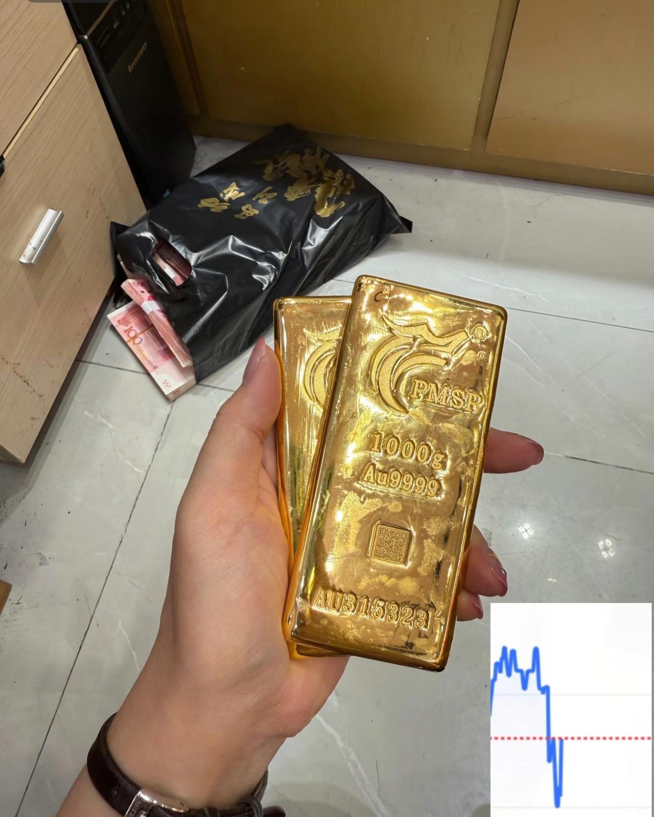 12月30日晚，金价突然又下跌了。白天还在988稳如泰山，晚上9点直接跳水到9