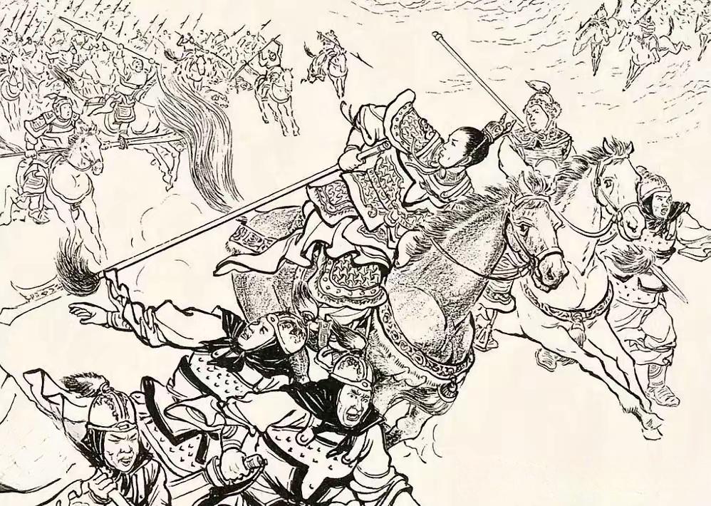 吕布不战而逃。温侯吕布是三国演义第一猛将，戟法凌厉如霹雳，箭术精准似流...