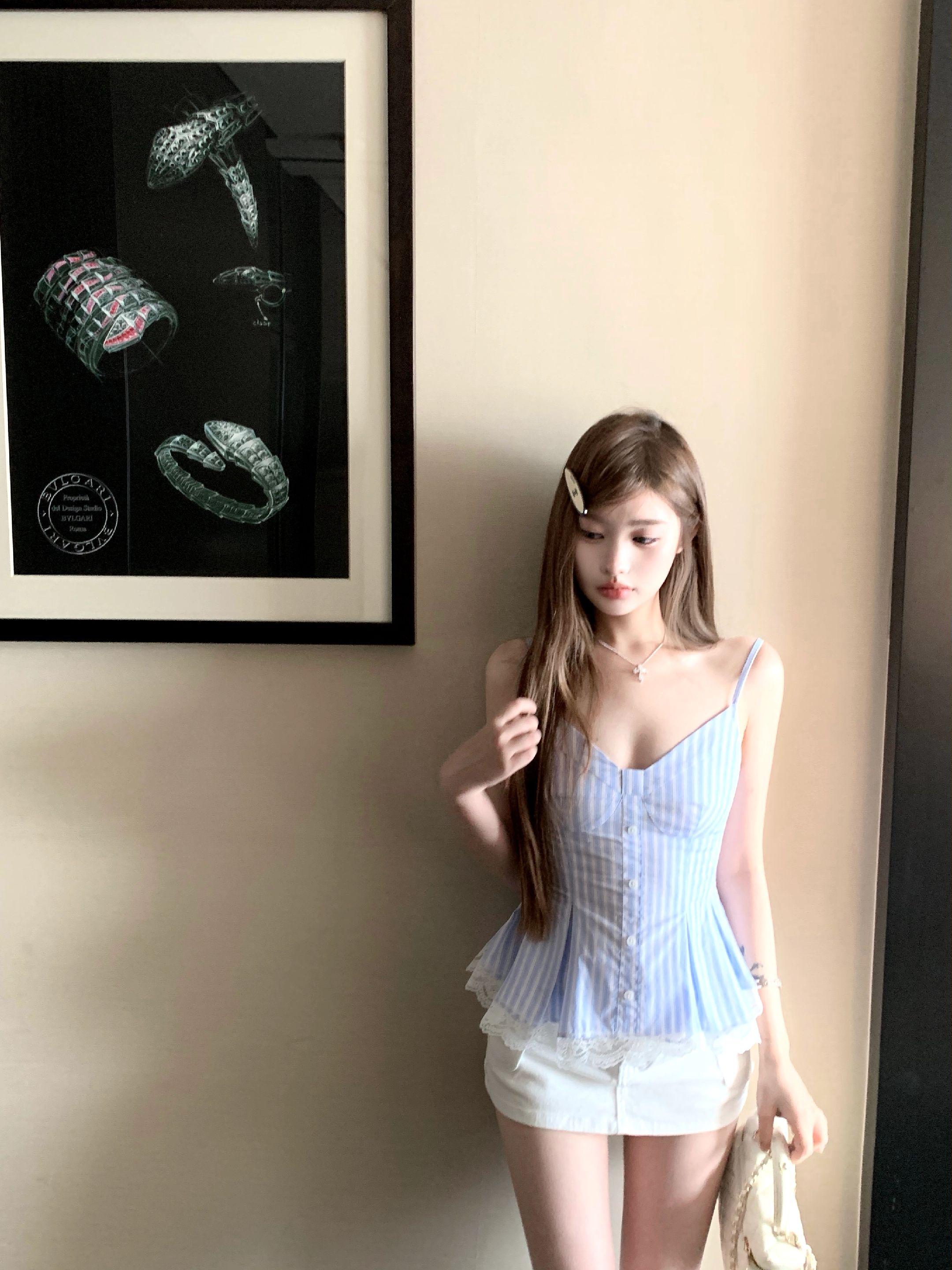 是时候穿显身材的衣服了 ootd穿搭 财阀千金穿搭 吊带