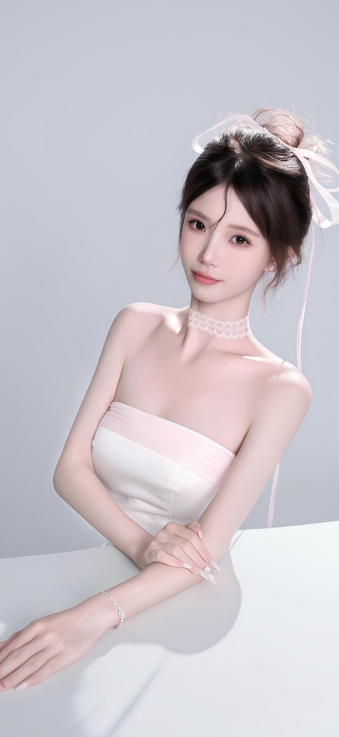 美女壁纸|符合你审美的亭亭玉立