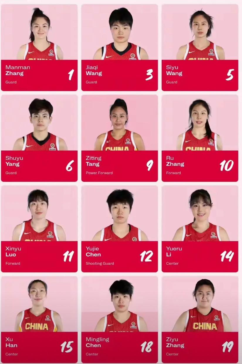 四塔阵容无缘世预赛，刘禹彤无缘12人大名单，发文“继续努力”。女篮何时没有身高歧