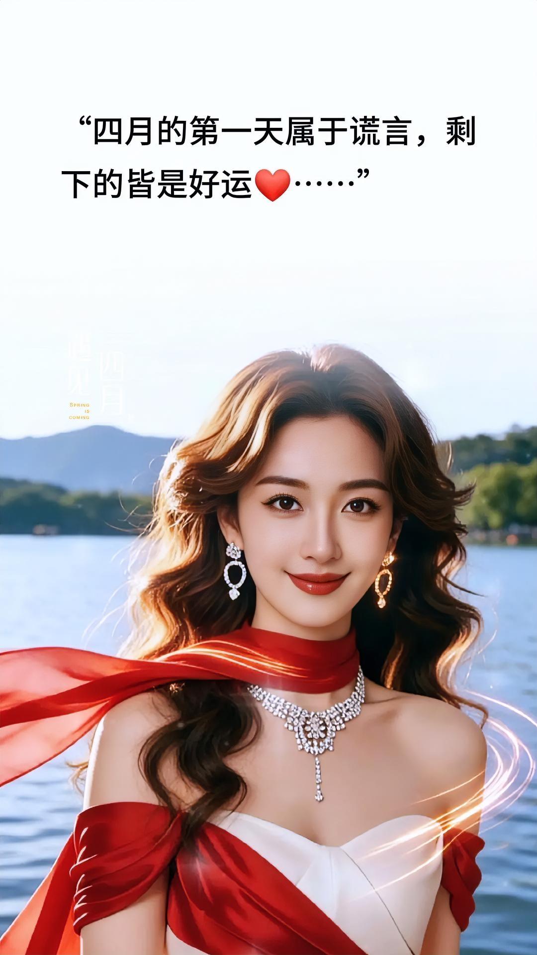 三月再见，所有疲惫与不安都随风远去，四月你好，愿新的一月满是温柔与好运。四月