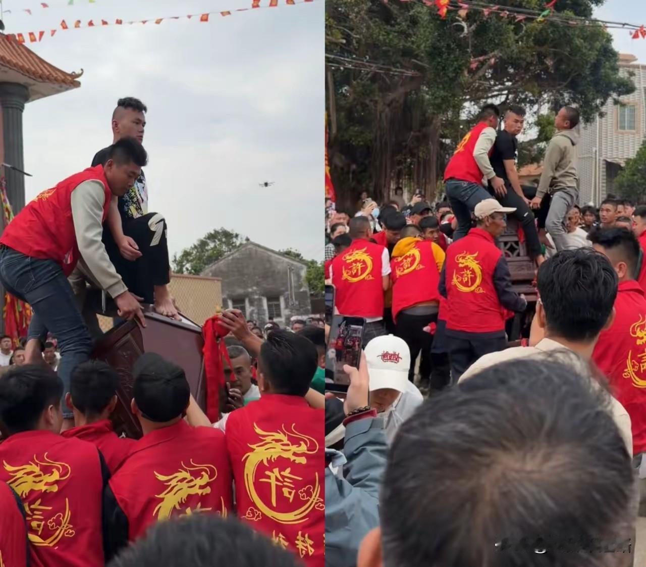 听说妈祖的神轿要拆了，轿子没坏也没旧，就因为仪式上那一脚坏了规矩。这一脚