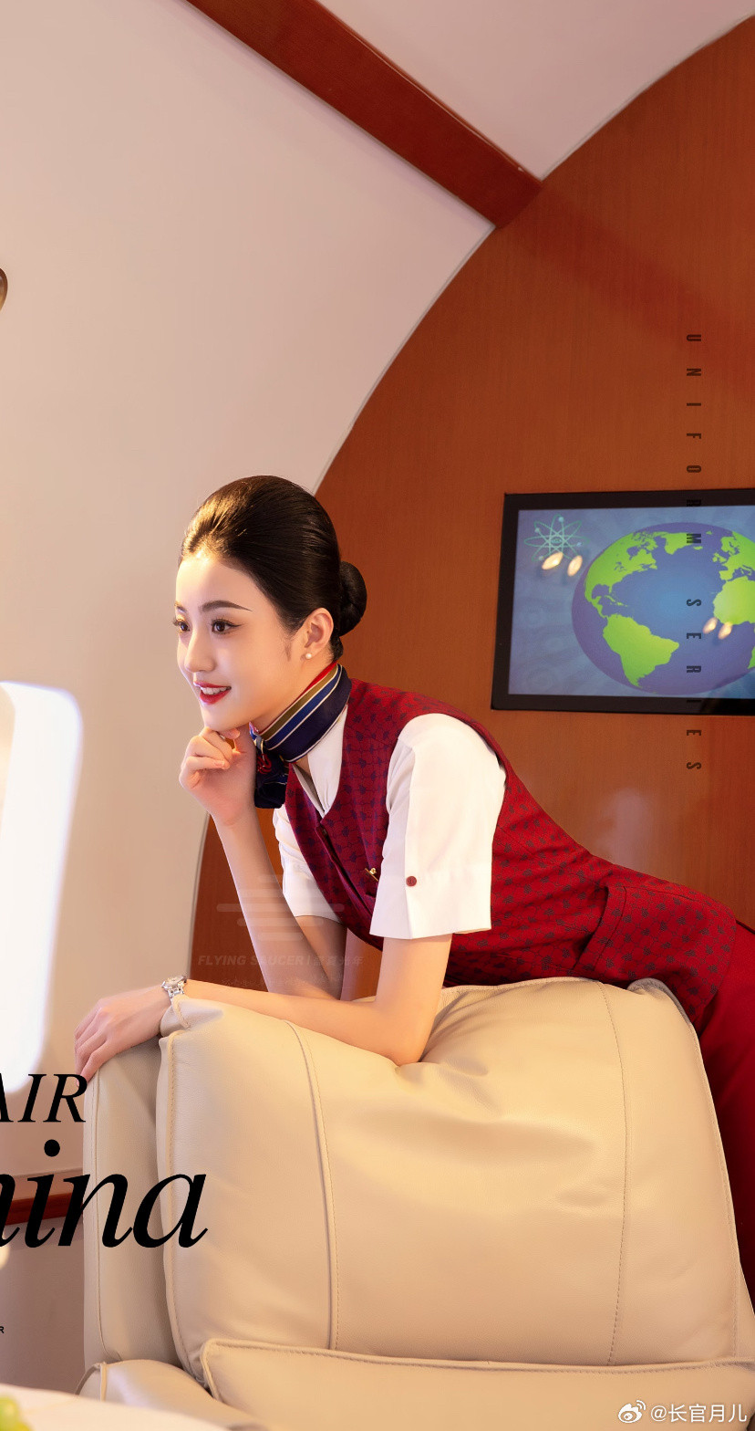 国航空姐，最美的空姐。