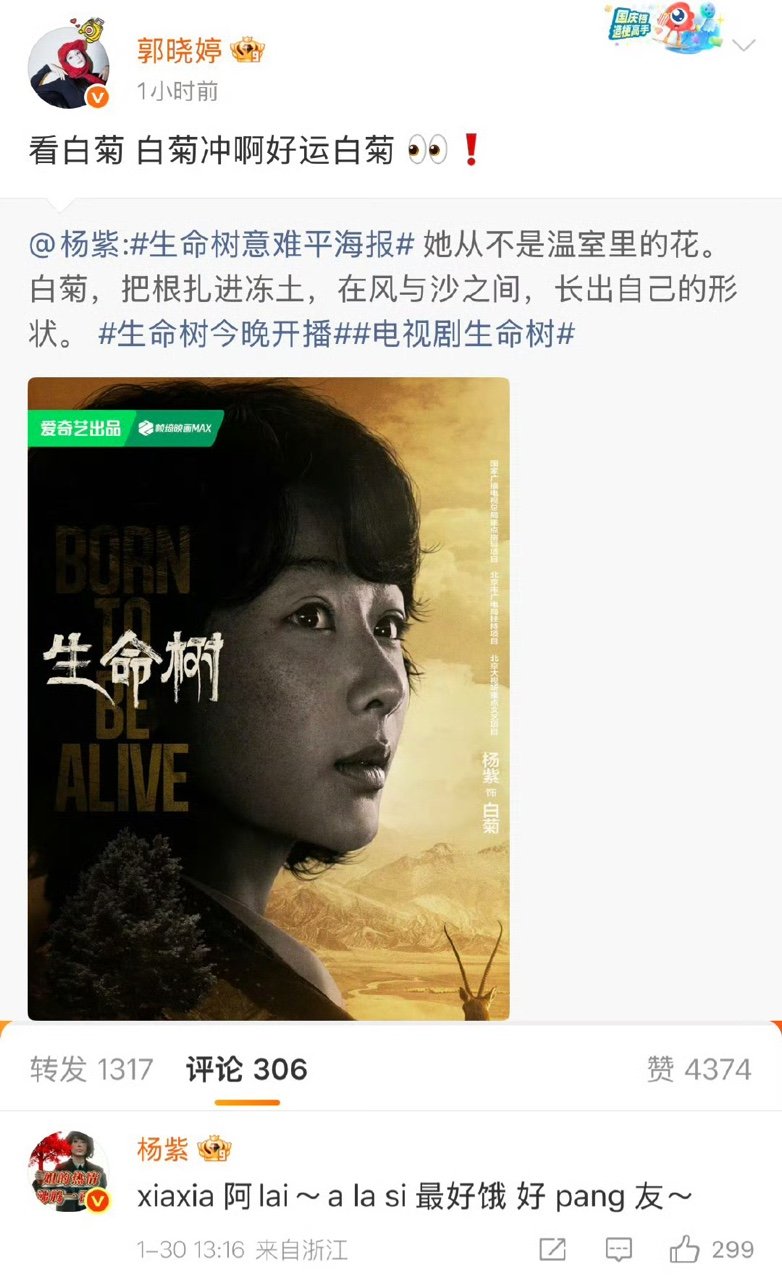 杨紫回复郭晓婷杨紫上海话回复郭晓婷杨紫上海话回复郭晓婷