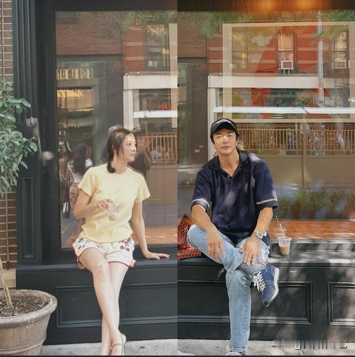 近日，演员权相佑的妻子孙泰英在Instagram上传了一组街头日常随拍。她身着柔