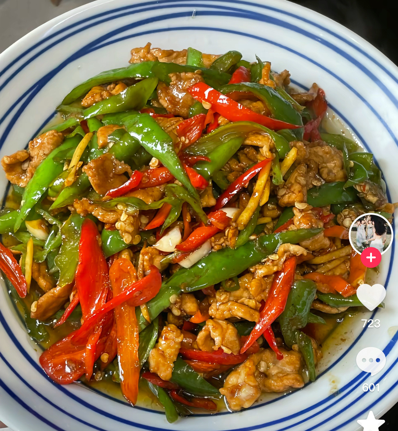 我去哪才能吃到这么标致的辣椒炒肉。​​​