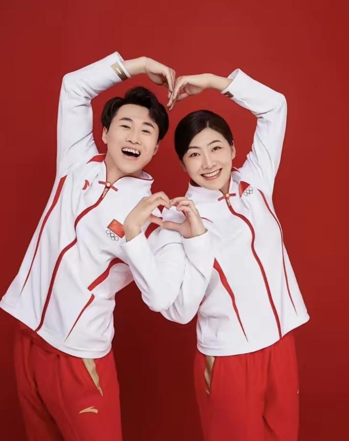 徐梦桃和她老公王心迪，郎才女貌，很般配，事业爱情双丰收。徐梦桃大年初二成功