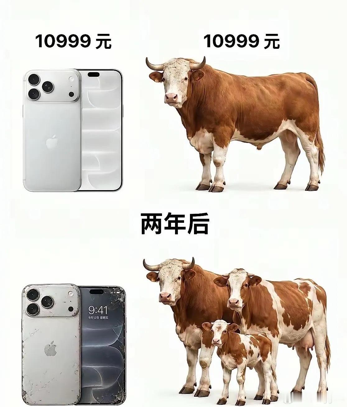 几年后的对比[笑着哭]​​​