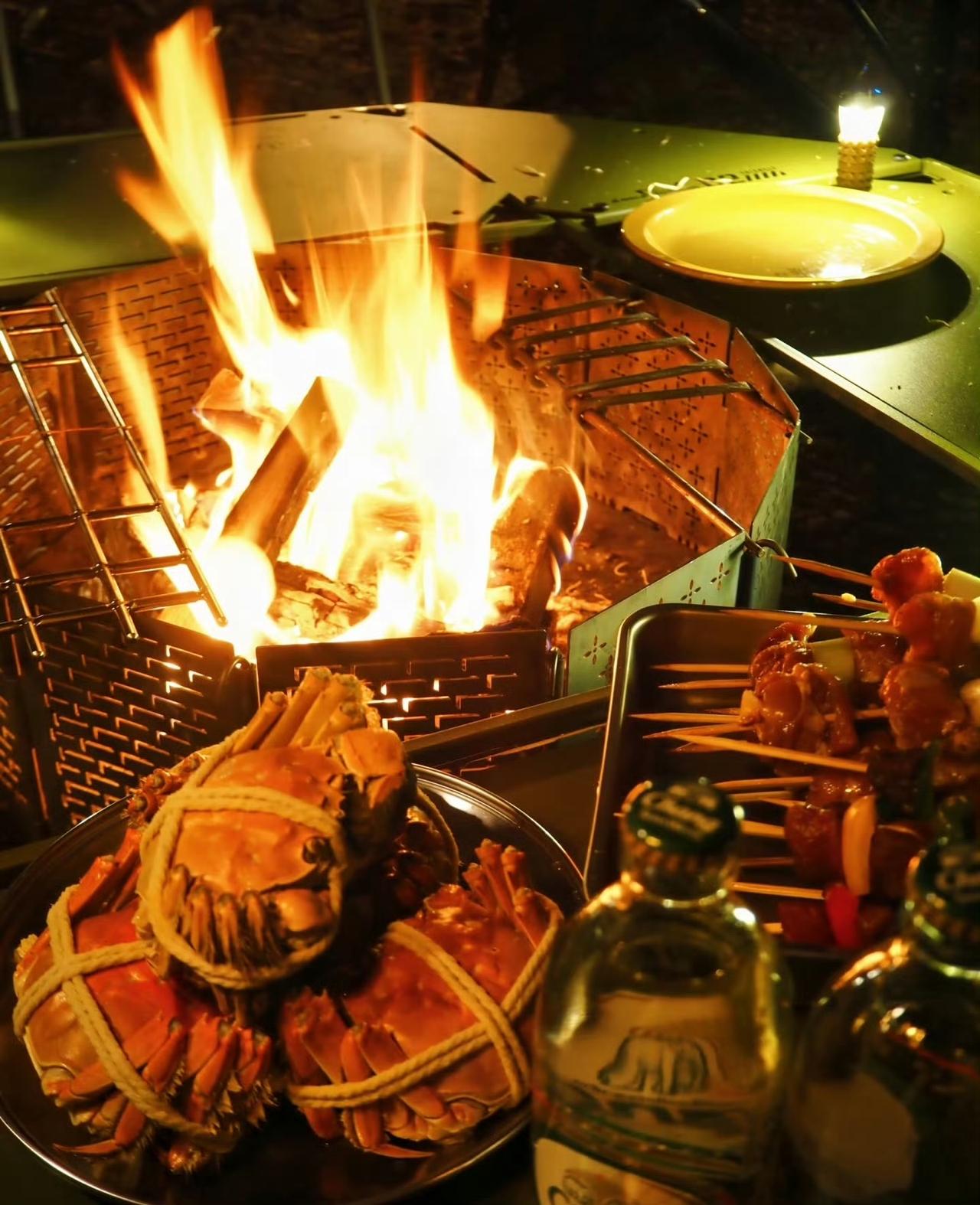 冬天的快乐当然是篝火啦🔥