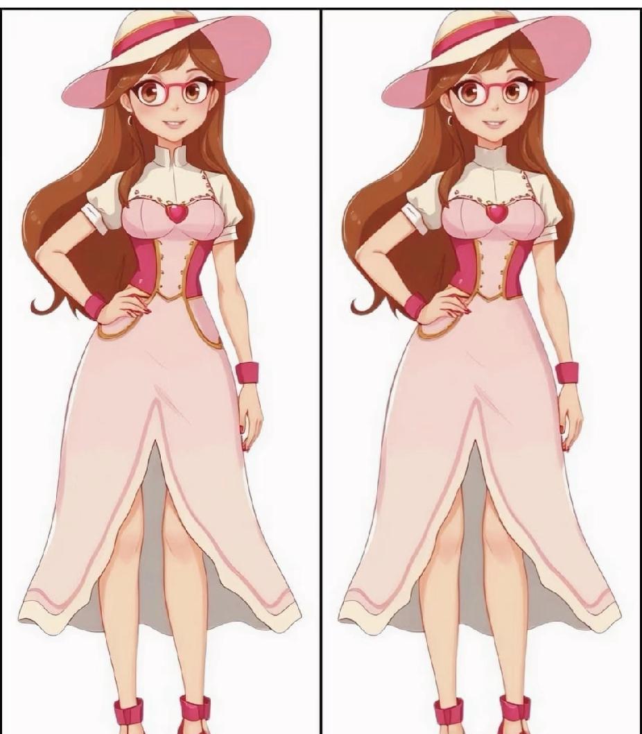 趣味找不同，你能找到几处？