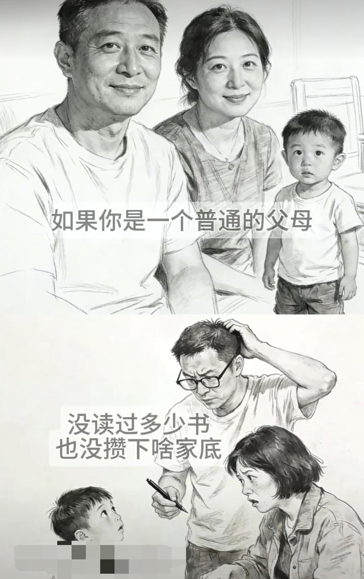 普通爸妈的爱，真的够了咱就是普通爹妈，没读多少书，也没攒下啥钱，给不了孩子多