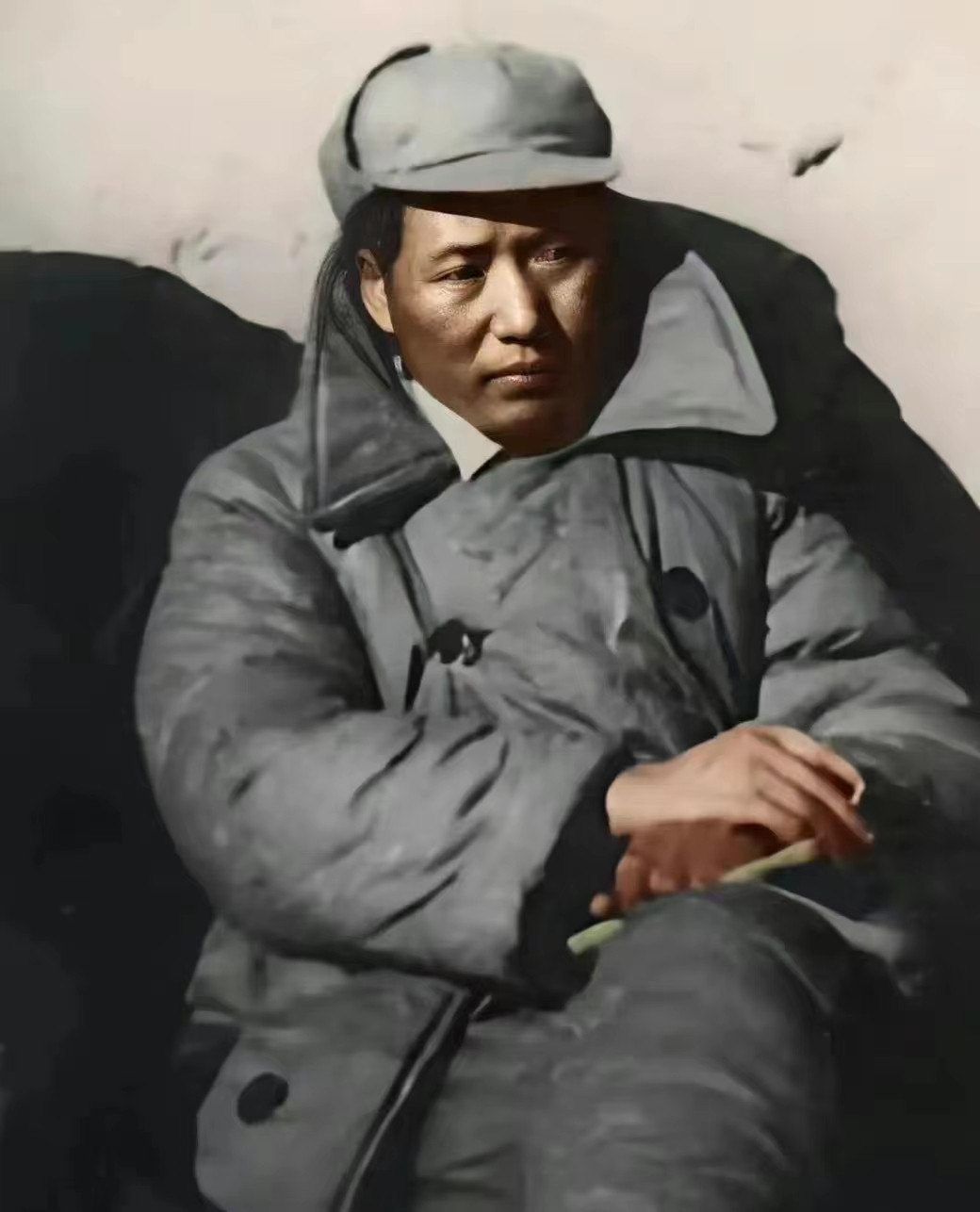 毛主席失去前委书记的领导职务，来到了闽西。几位老部下要去看望他，考虑到毛主席身上