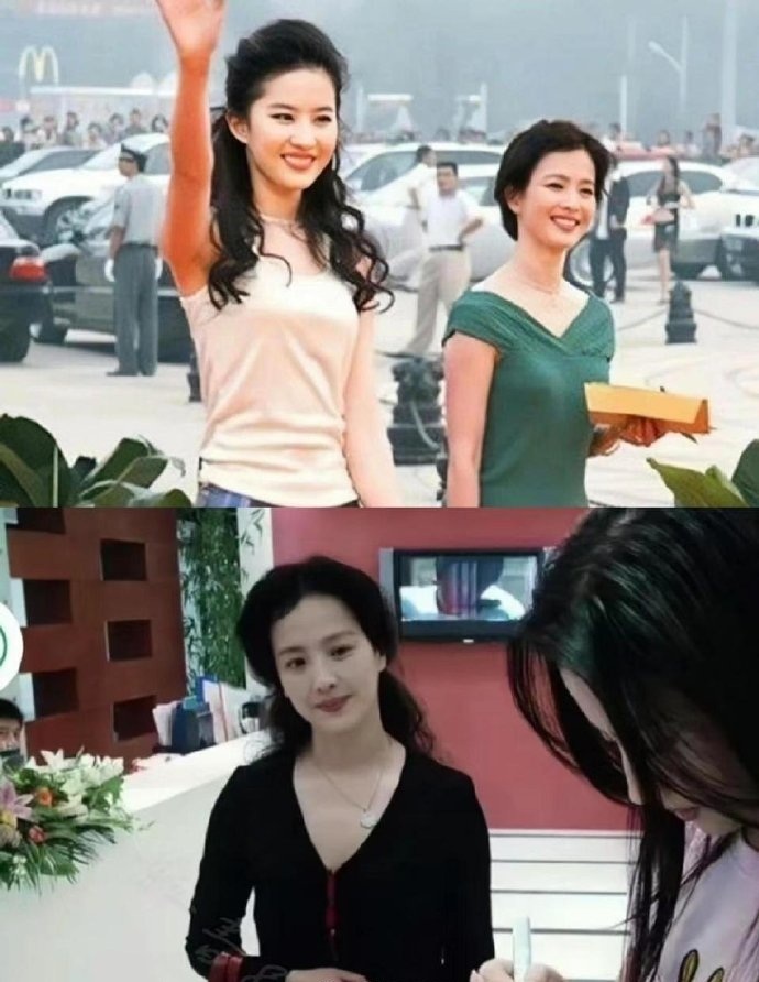 刘亦菲妈妈居然在金粉世家里客串过，她这颜值简直比女儿还高！​​​