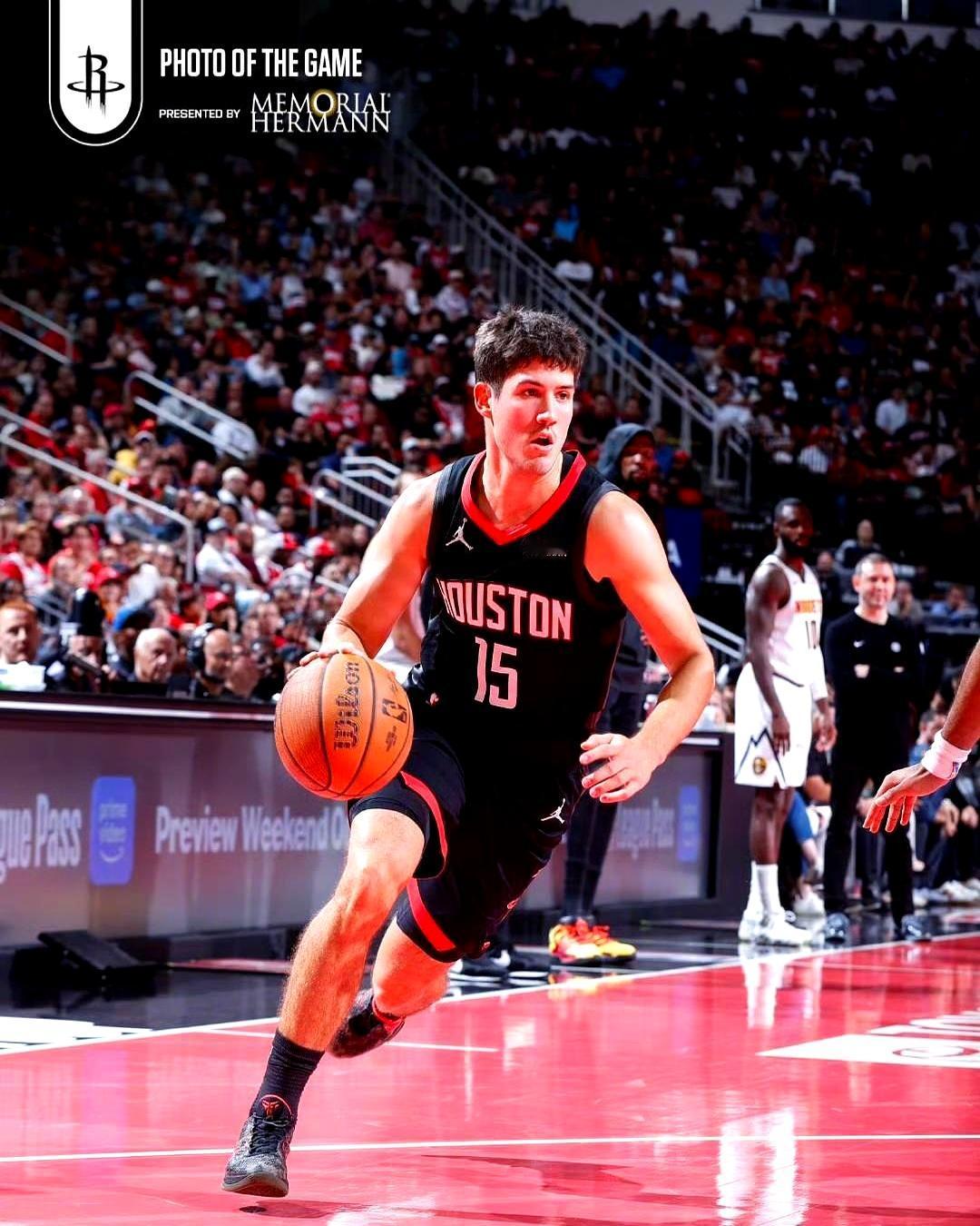 无明显空间短板火箭这套应对太阳的首发，机动性拉满，谢泼德奥科吉三分准，阿