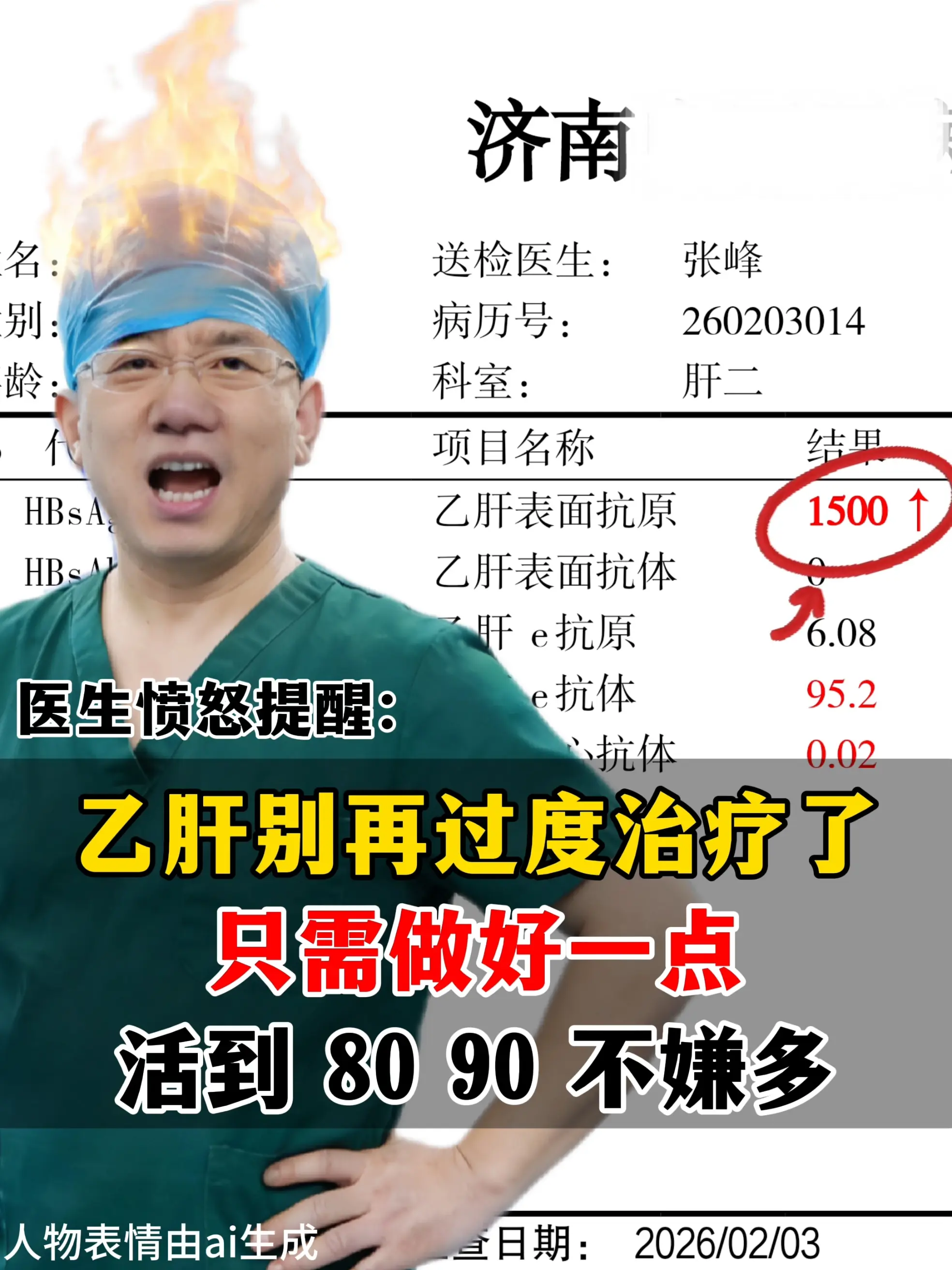求求你了，别再过度治疗乙肝，乱花钱了！我是肝病医生张峰，治肝 30 年...