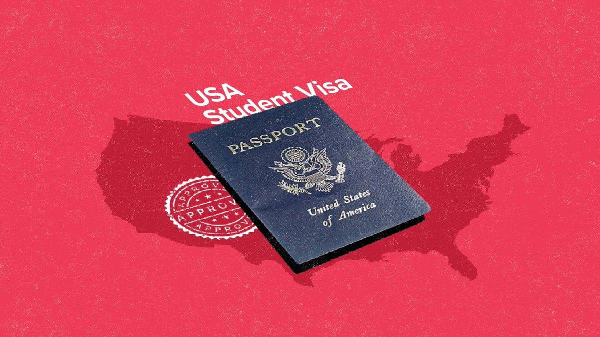 🇺🇸美国向亚洲发放的学生签证大幅减少-印度下降43.5%新数据显示
