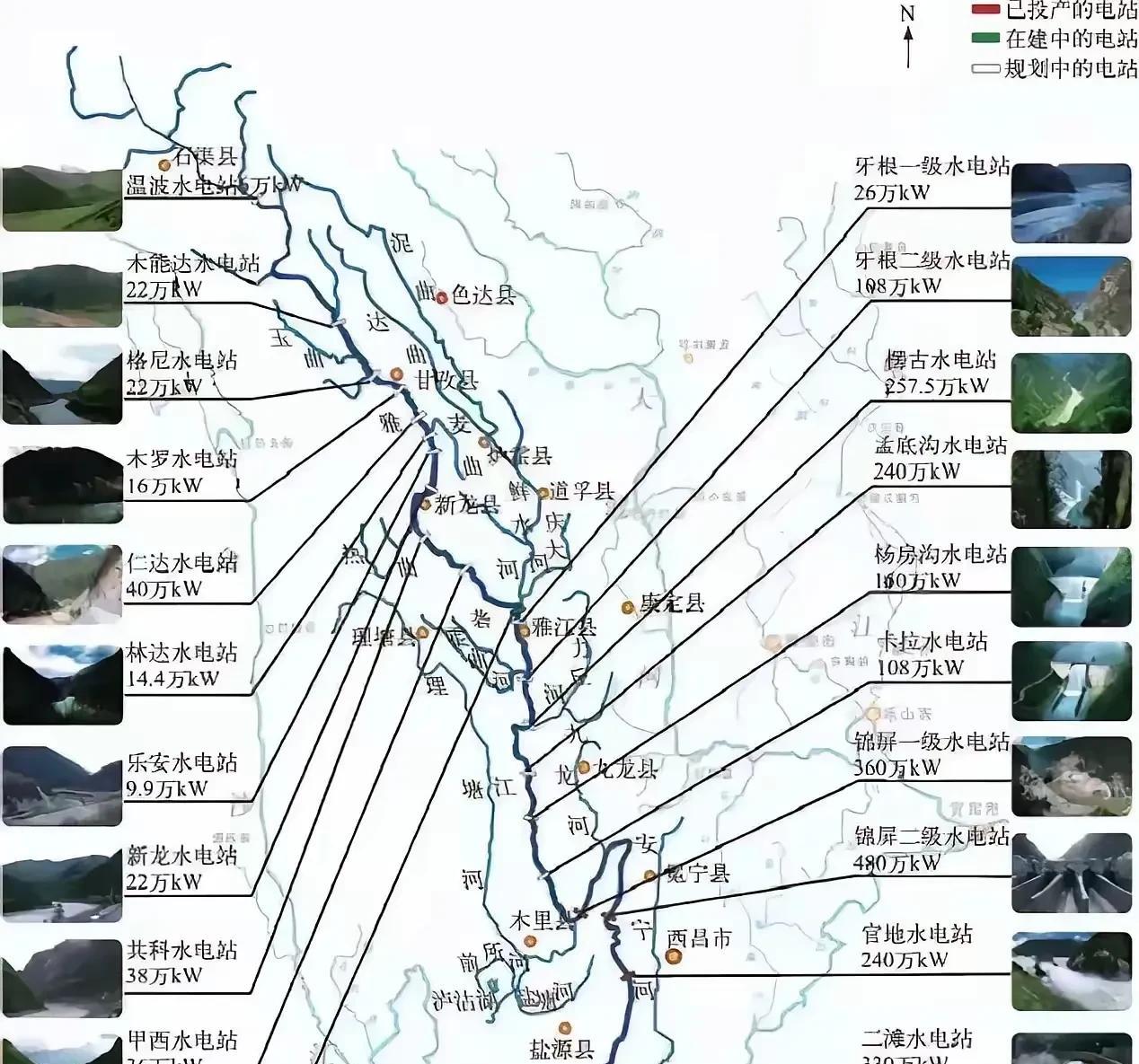 以雅砻江为模板，藏鲁雅布江就是一座金矿。雅砻江（图一），长江支流金沙江的支流，