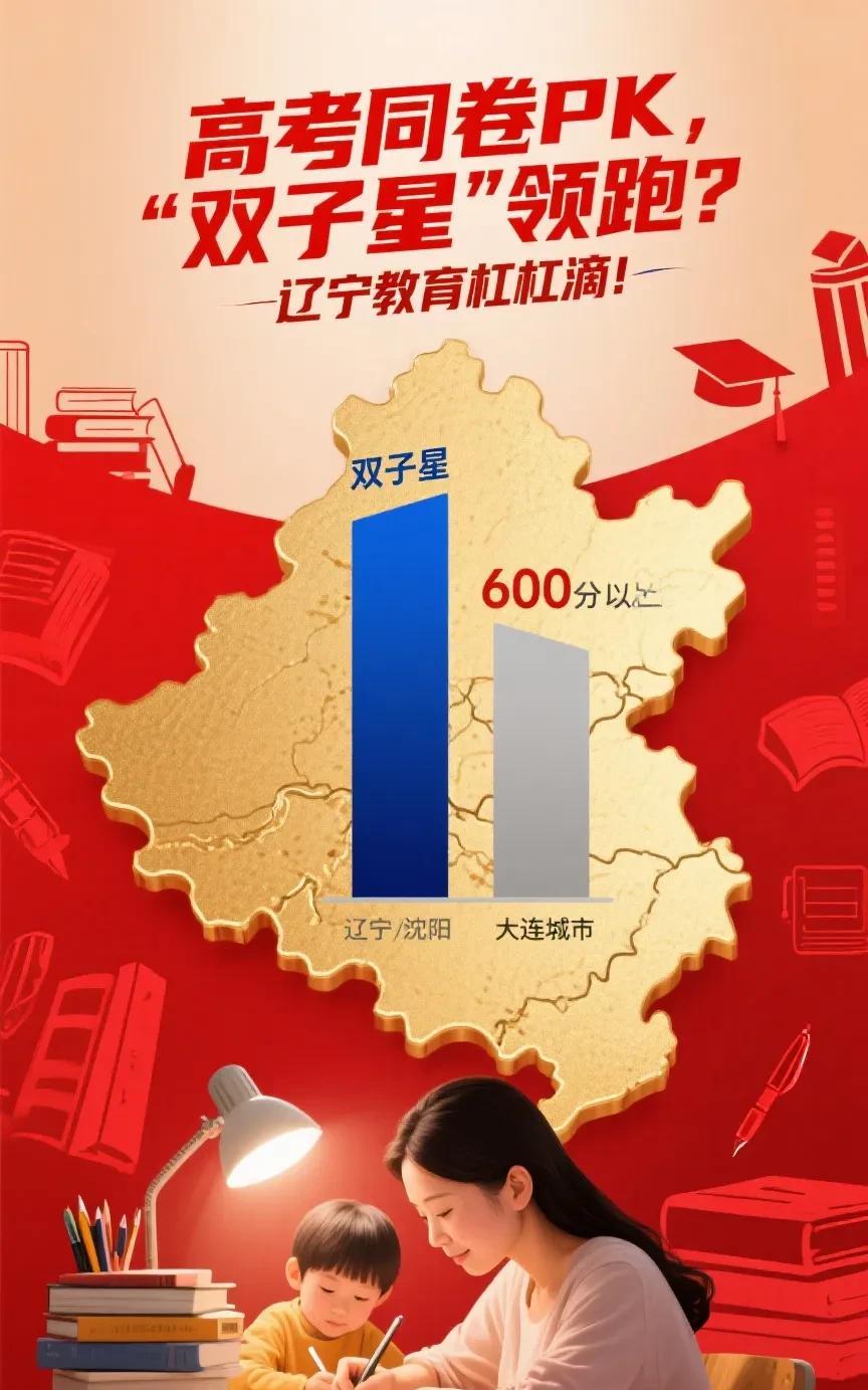 高考同卷PK，“双子星”领跑？辽宁教育杠杠滴！如今，高考录取工作结束了！可谓是