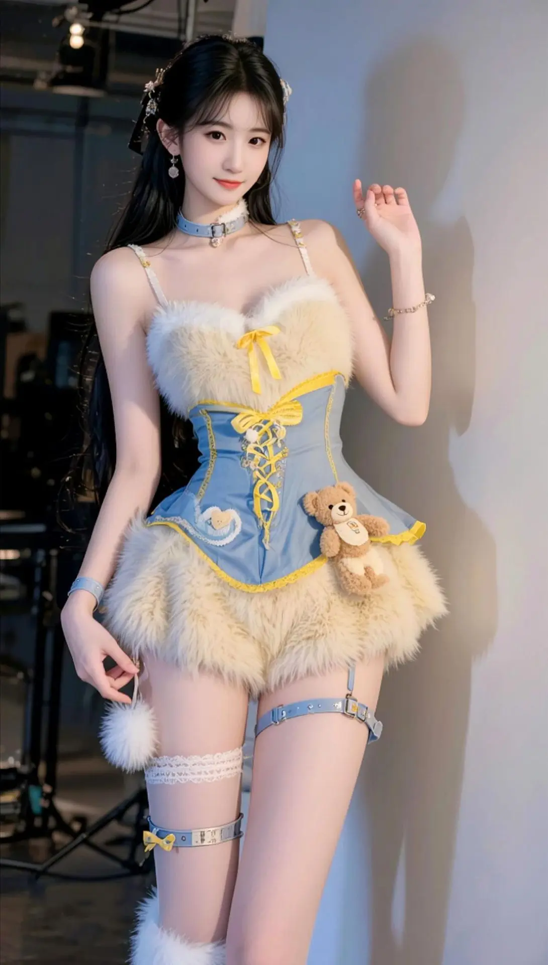 AI甜系萌妹写真感 ai创作